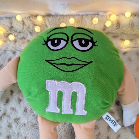 Green M&M Plushie - Picture 3 of 11